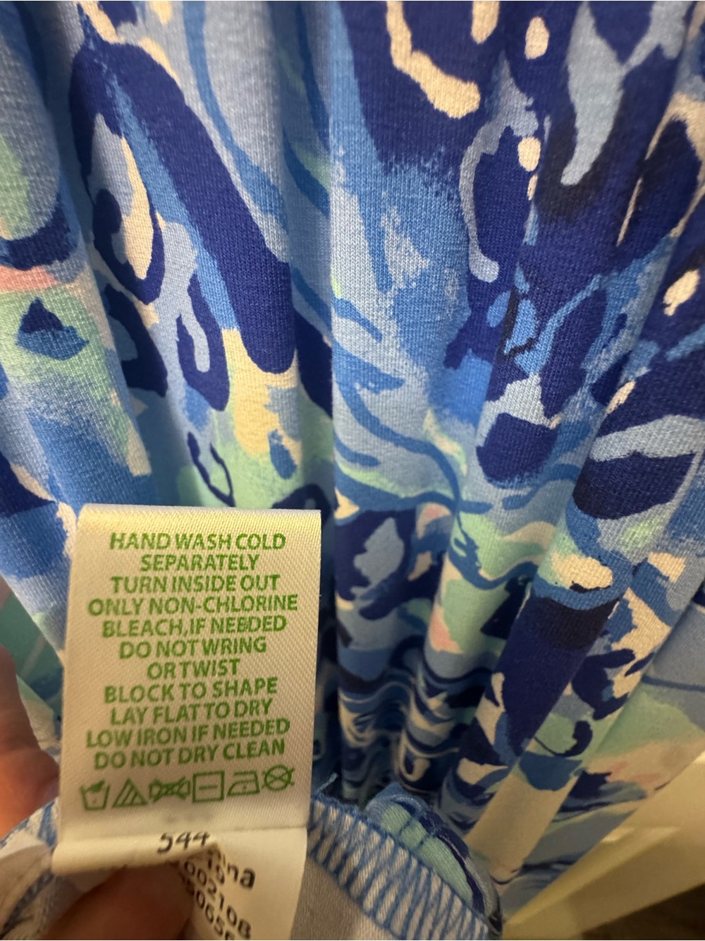 Lilly Pulitzer Pink Blue and Aqua Floral Maxi Dress - Picture 5 of 5